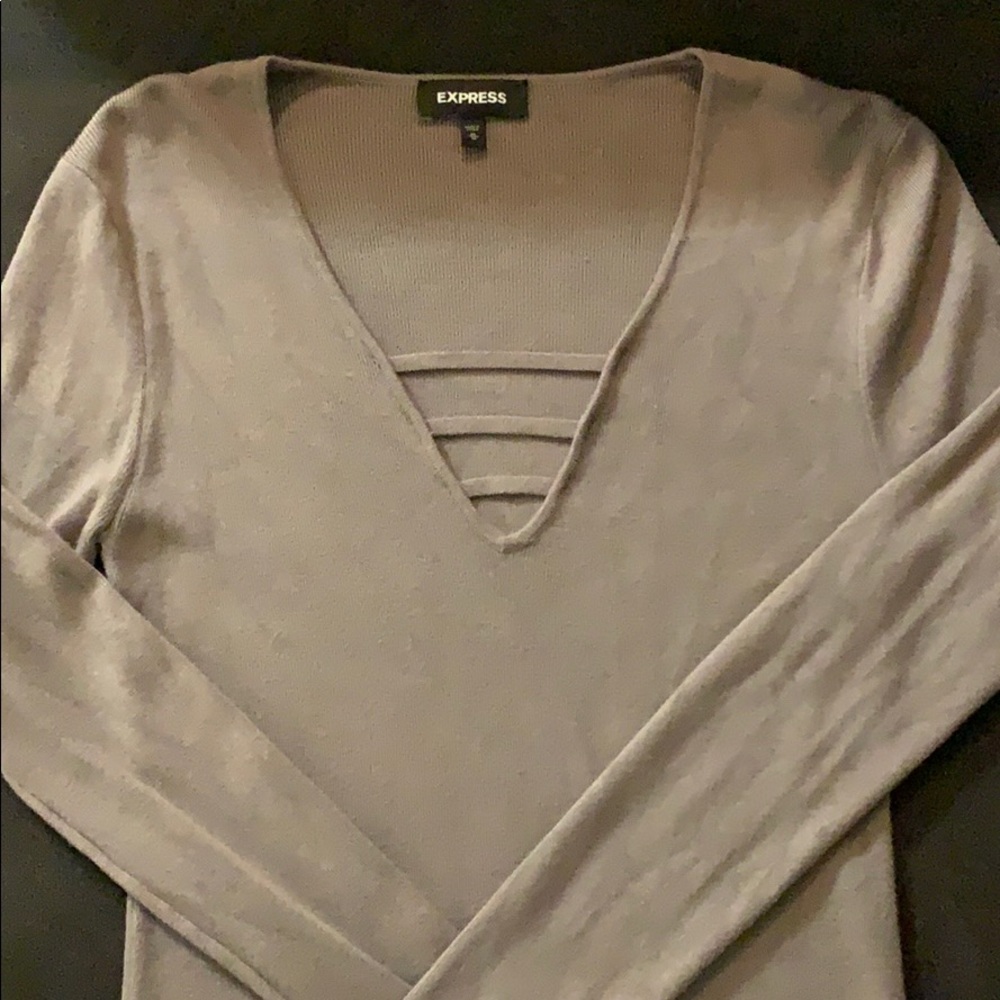 Express Strappy V neck Top